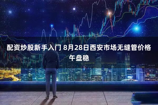 配资炒股新手入门 8月28日西安市场无缝管价格午盘稳